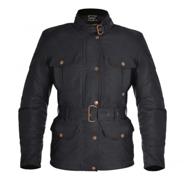 Oxford Oxford Bradwell WS Wax Jackt Onyx Black (Ladies)